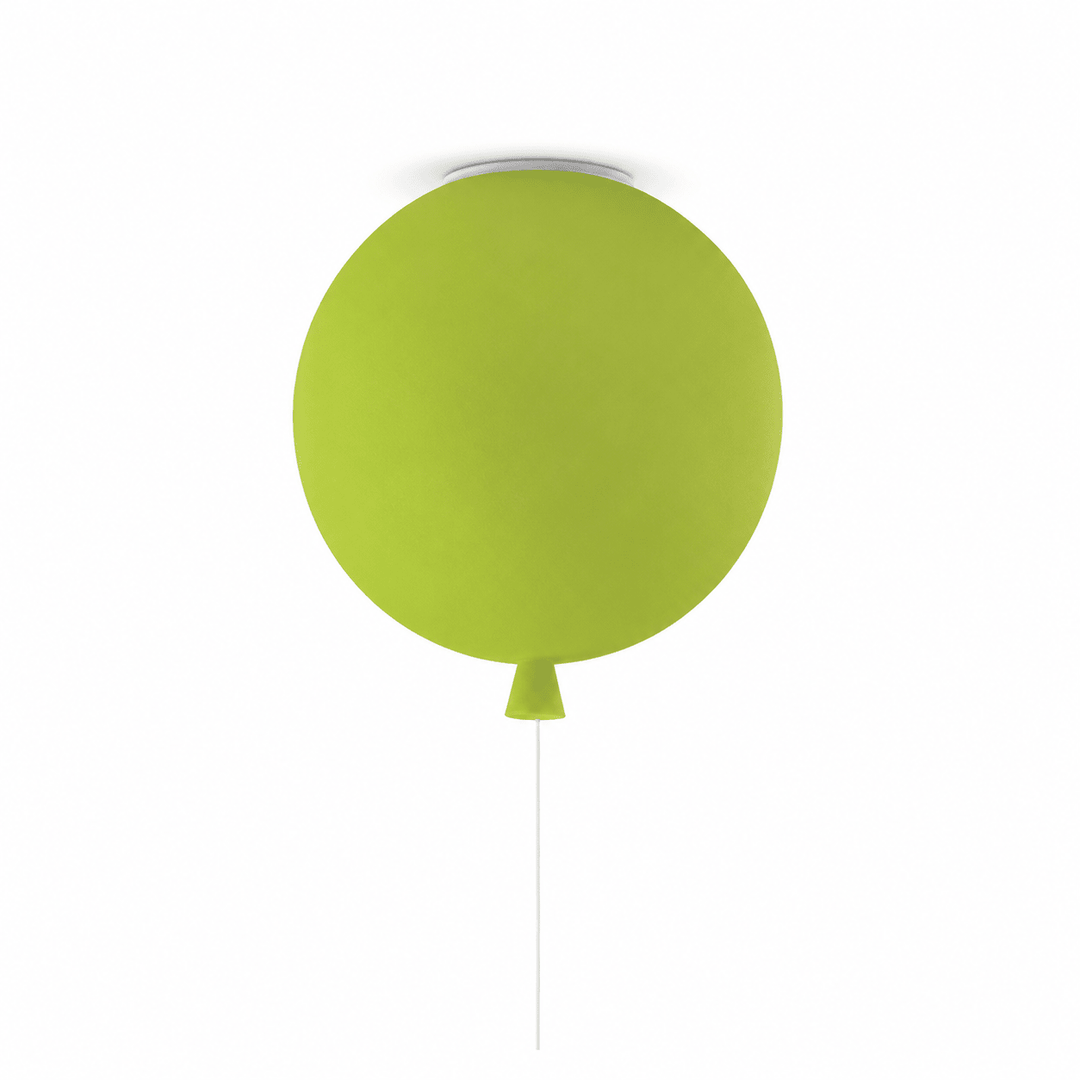 Glass Balloon Ceiling Light featuring a hand-blown glass orb design, perfect for modern and playful spaces.