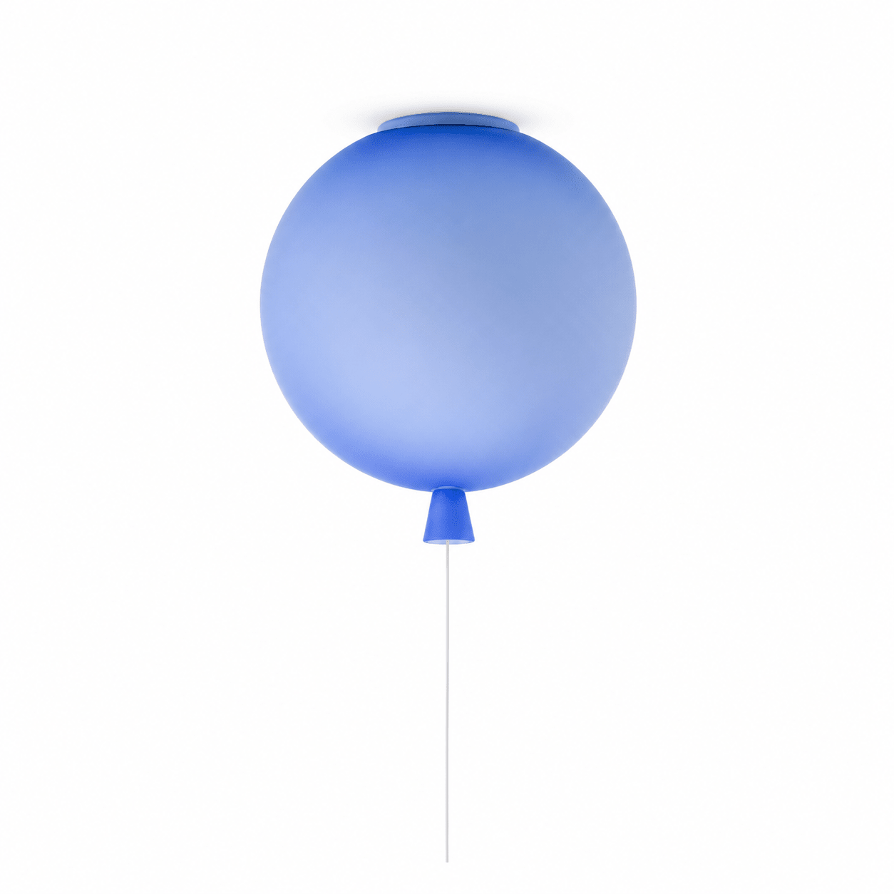 Glass Balloon Ceiling Light featuring a hand-blown glass orb design, perfect for modern and playful spaces.