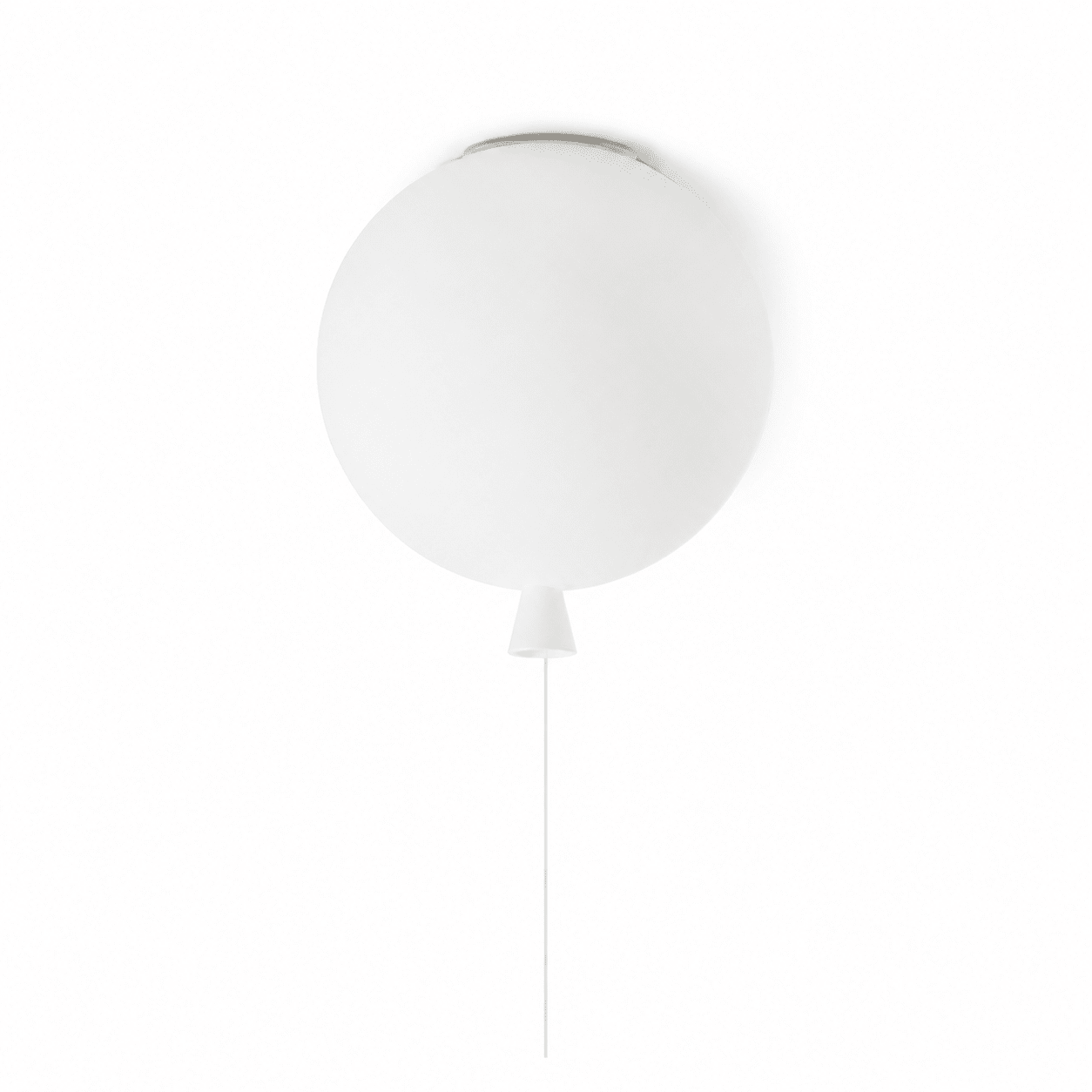 Glass Balloon Ceiling Light featuring a hand-blown glass orb design, perfect for modern and playful spaces.