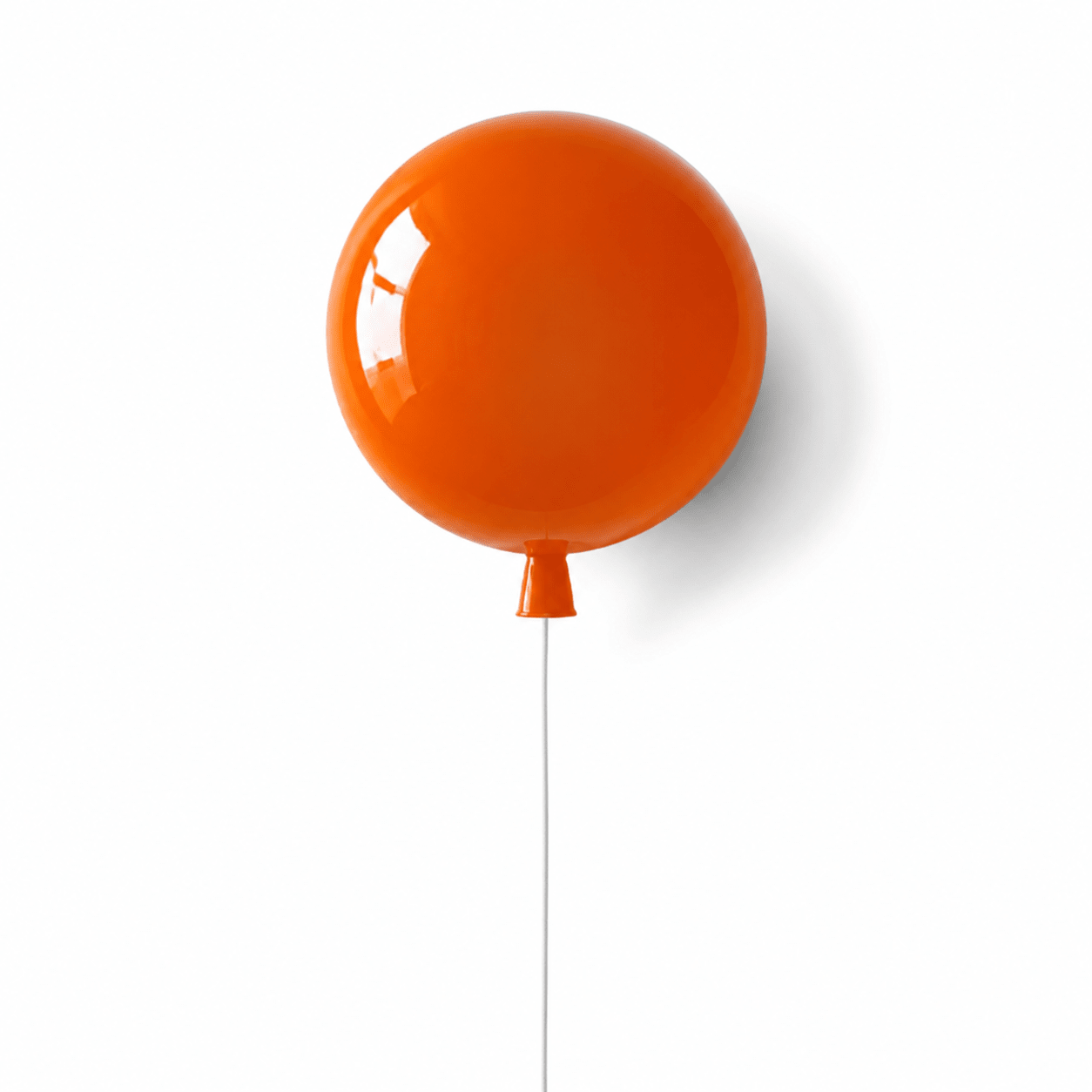 Glass Balloon Ceiling Light featuring a hand-blown glass orb design, perfect for modern and playful spaces.