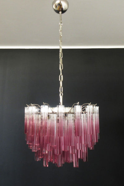 Amethyst Murano Glass Prism Chandelier