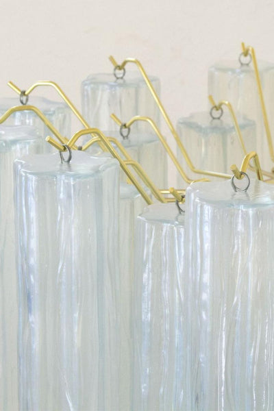 1990s Vintage Italian Opaline Glass Pendant Light