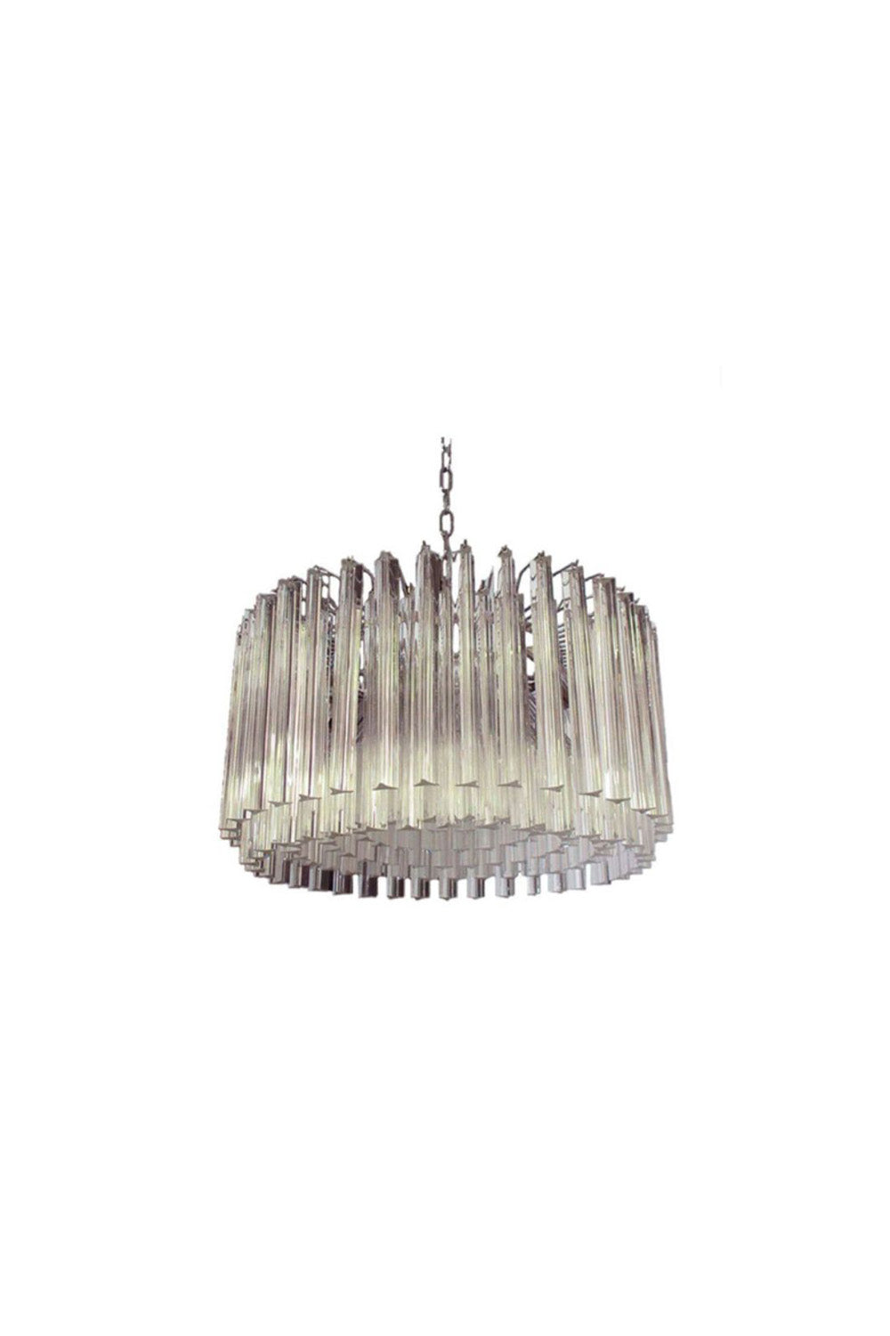 Murano Transparent Prism Triedri Chandelier