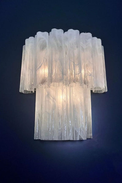 Murano Alabaster Glass Tube Wall Lamp