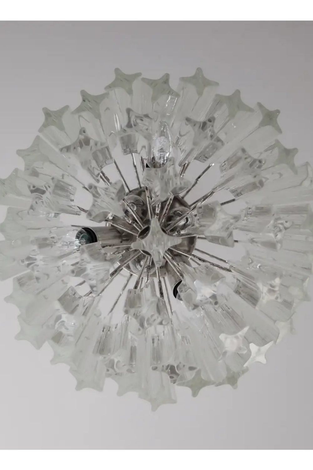 Murano Quadriedri Glass Chandelier