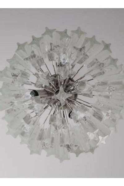 Murano Quadriedri Glass Chandelier