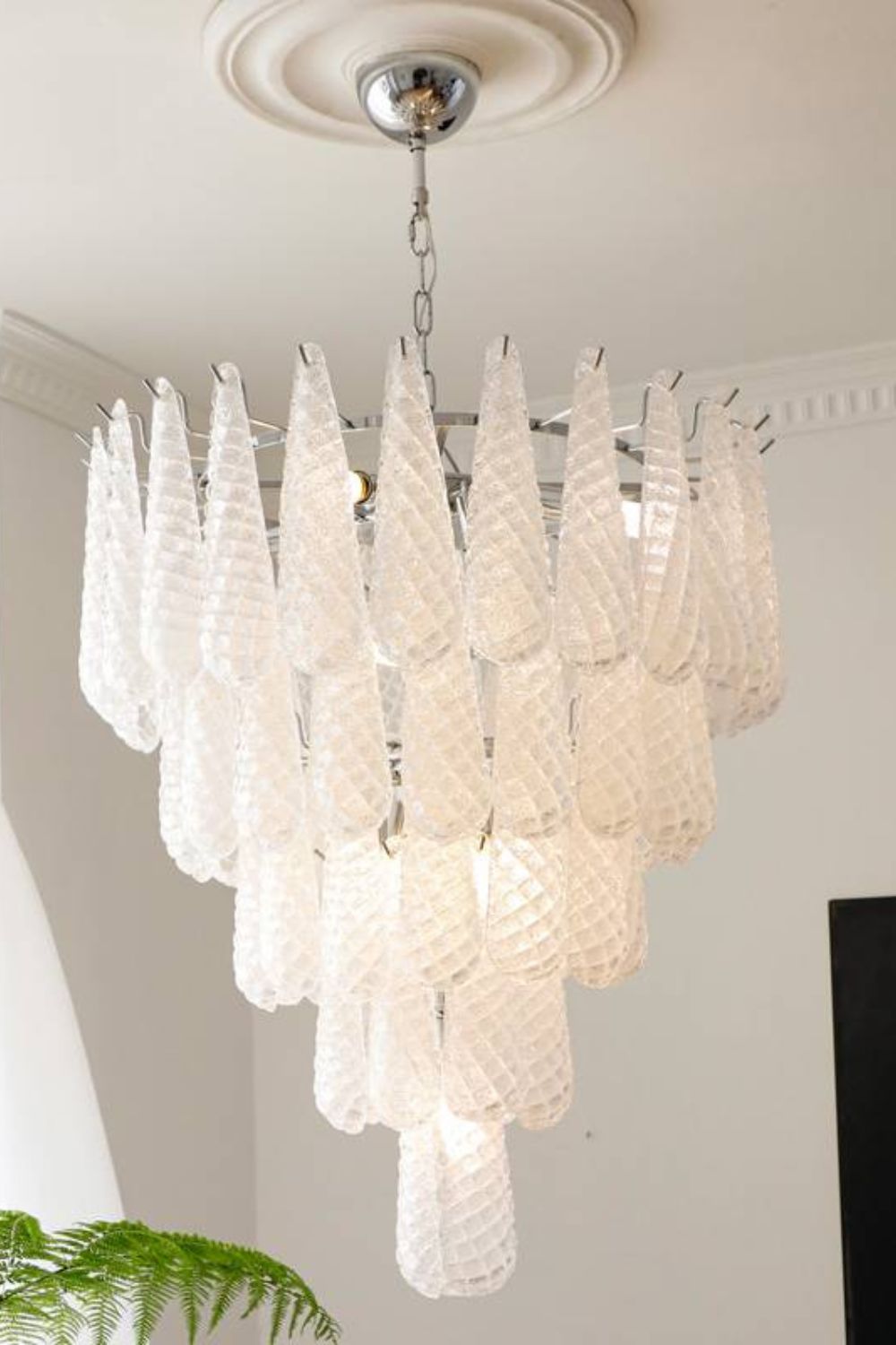 Murano Honeycomb Glass Chandelier - SamuLighting