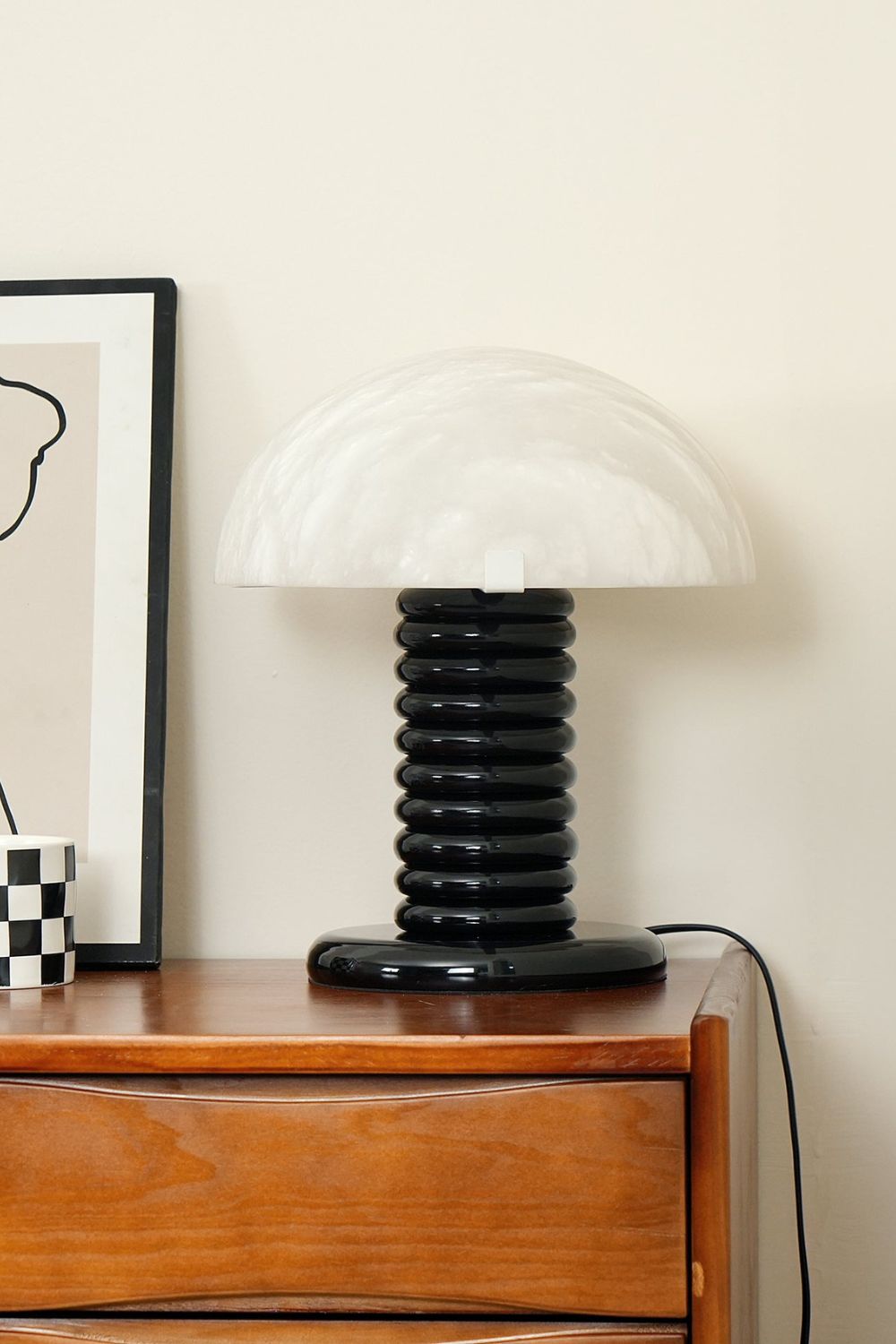 Ben Swildens Alabaster Table Lamp