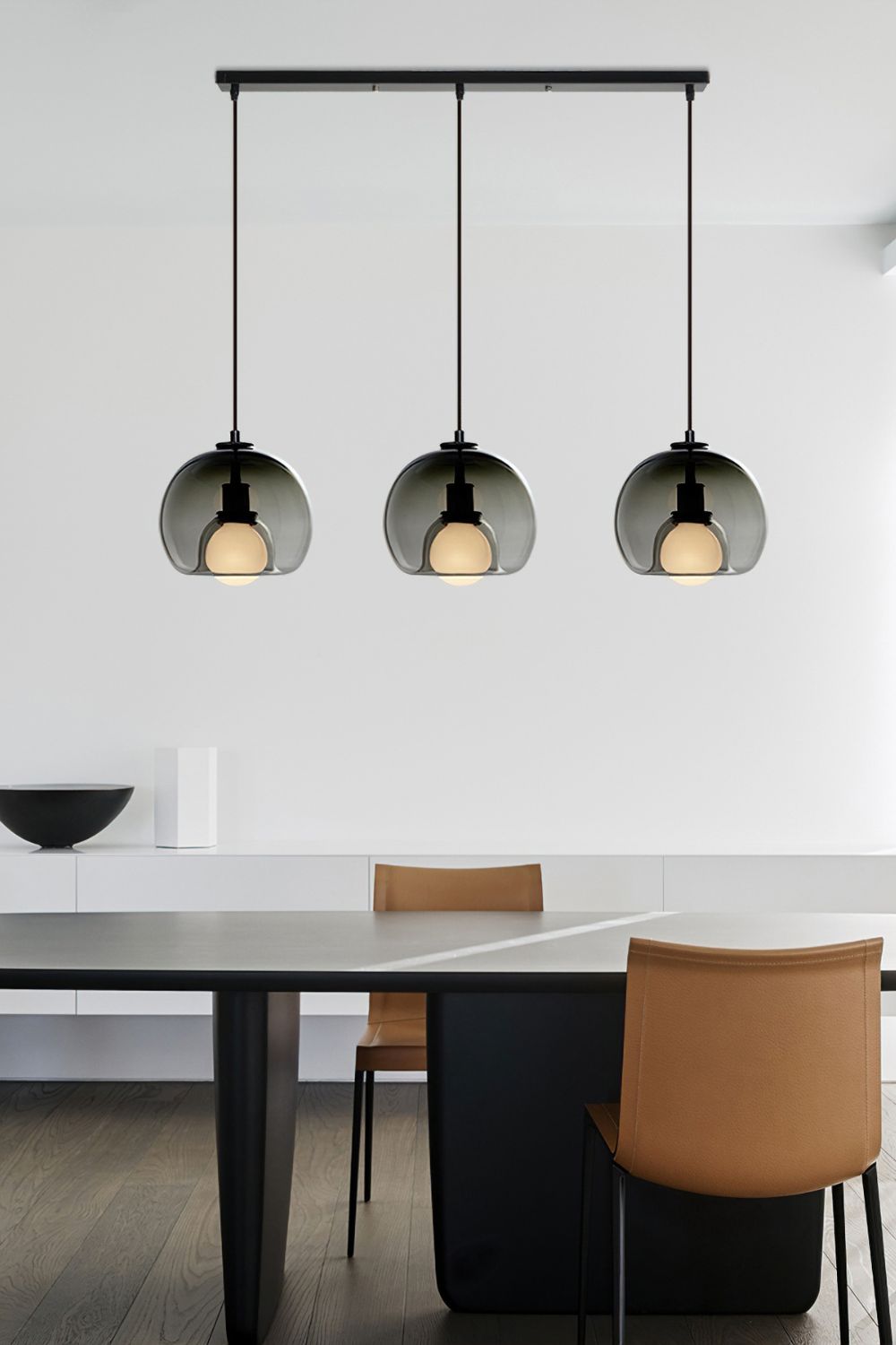 Semi Globe Electroplated Glass Pendant Lamp - SamuLighting