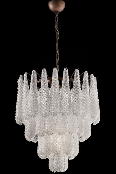 Murano Honeycomb Glass Chandelier - SamuLighting