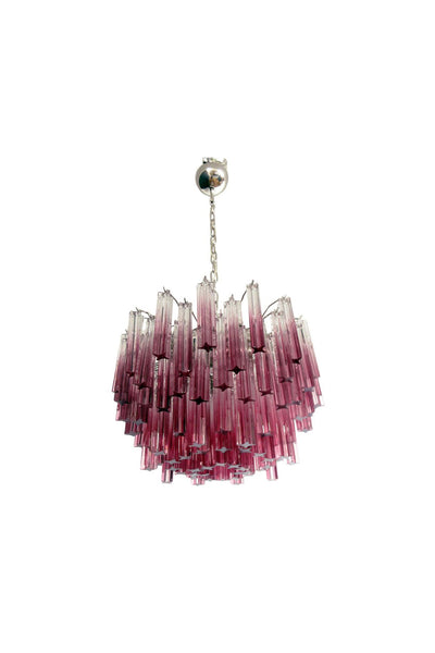 Amethyst Murano Glass Prism Chandelier