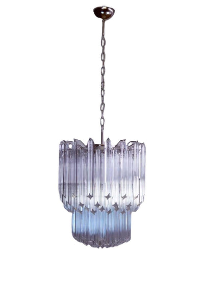 Venini Style Murano Quadriedri Chandelier