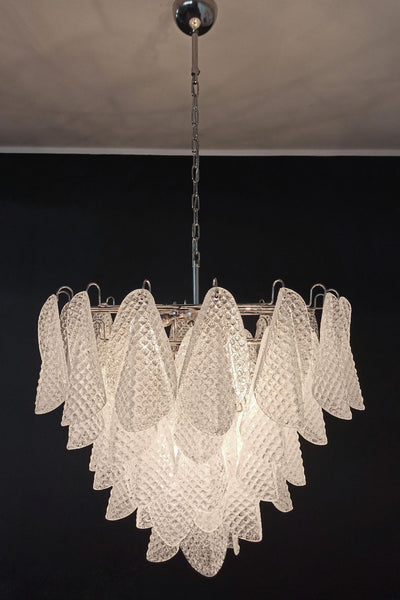 Rondini Transparent Murano Glass Chandelier