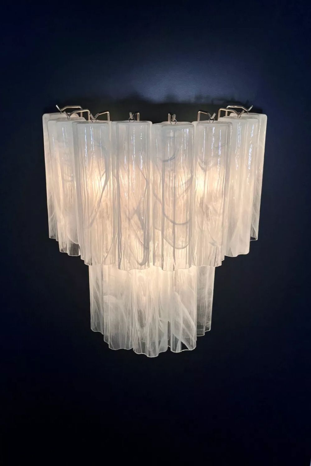 Murano Alabaster Glass Tube Wall Lamp