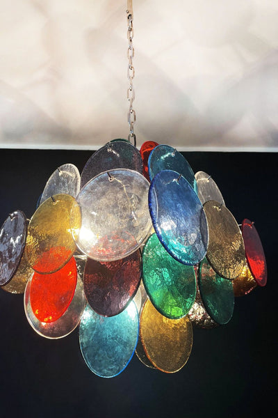 Murano Glass Disc Pendant Light