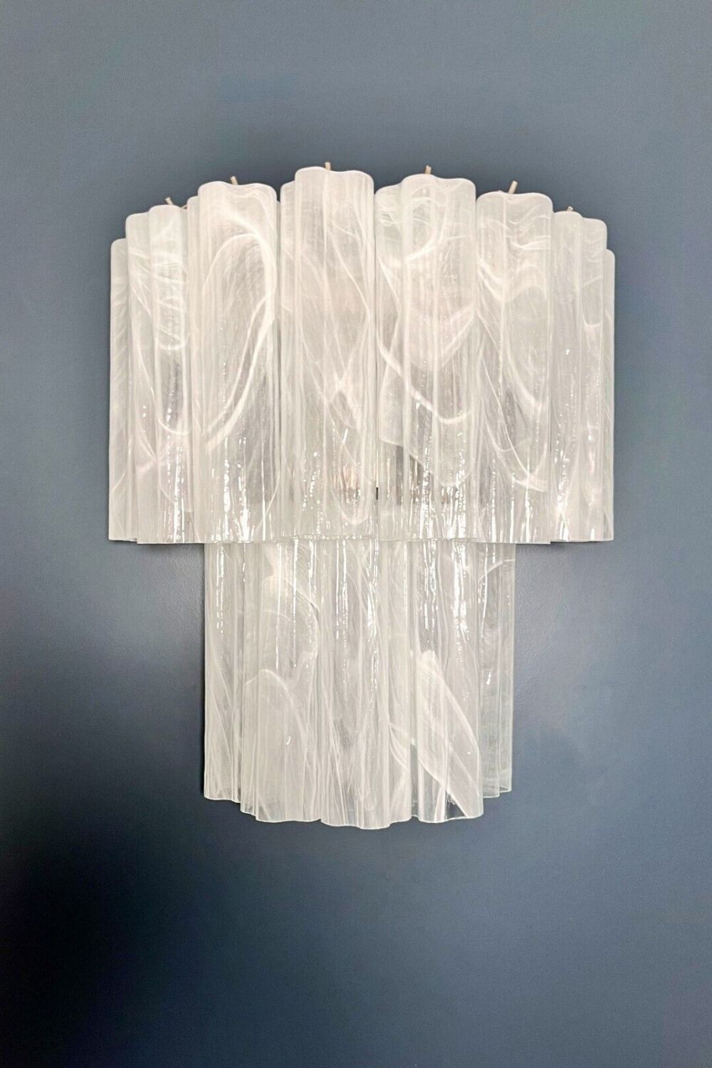 Murano Alabaster Glass Tube Wall Lamp