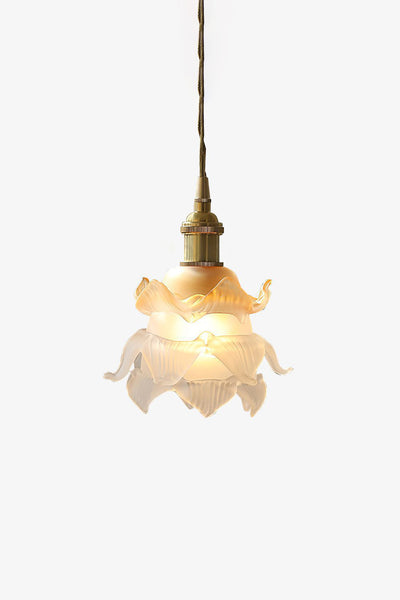 1970 Retro Bloom Glass Pendant Light