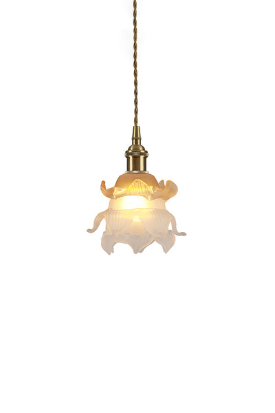 1970 Retro Bloom Glass Pendant Light