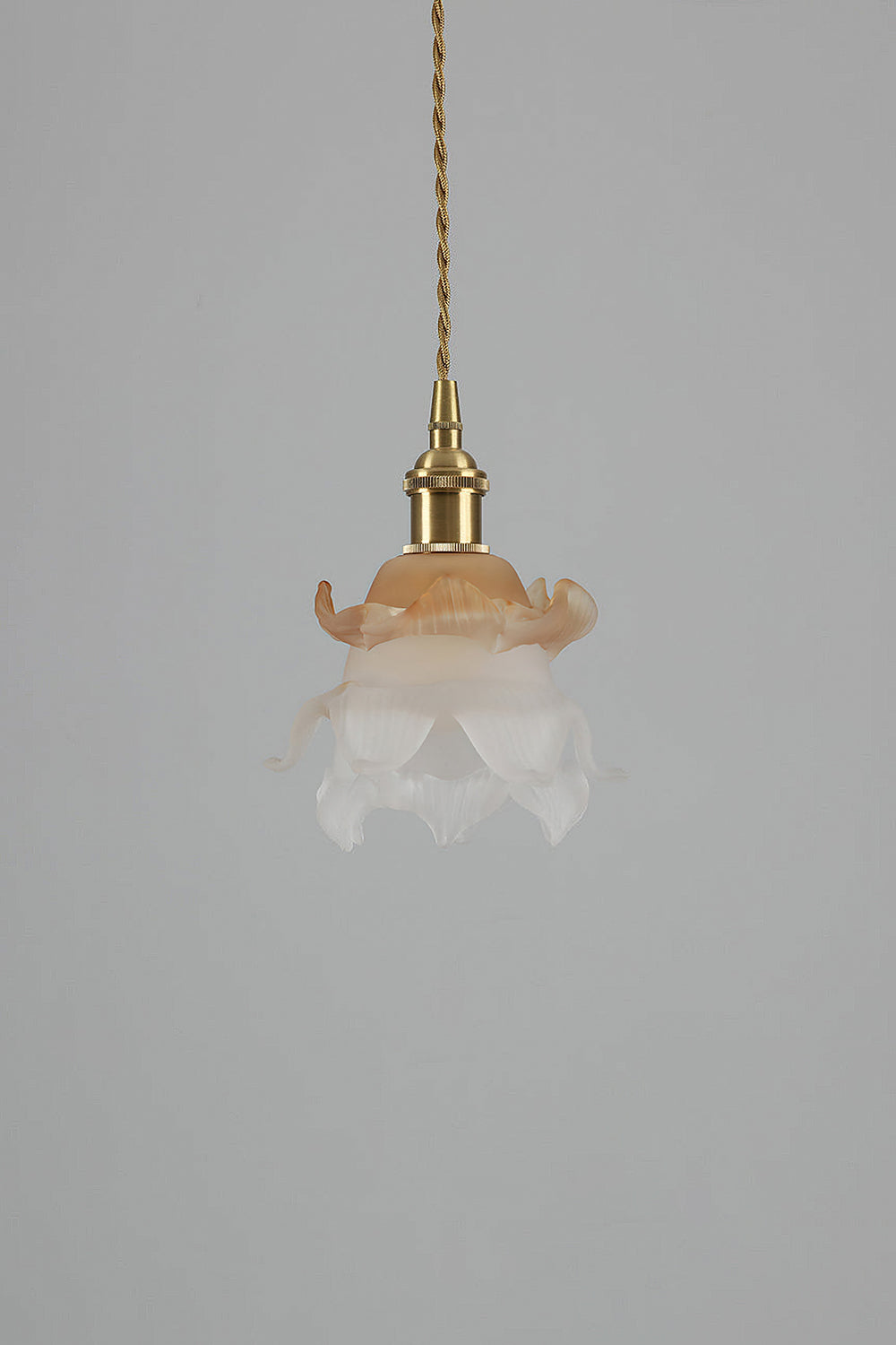 1970 Retro Bloom Glass Pendant Light