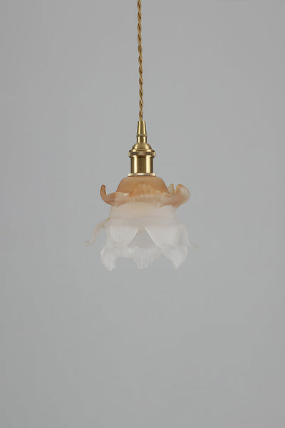 1970 Retro Bloom Glass Pendant Light