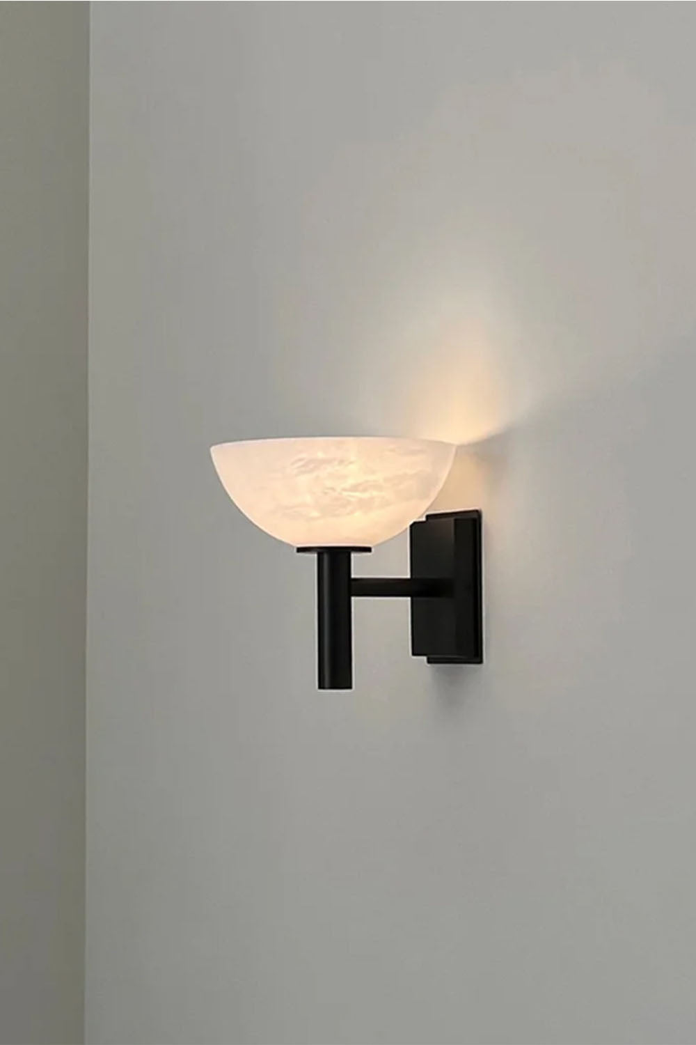 Bowl Alabaster Wall Lamp