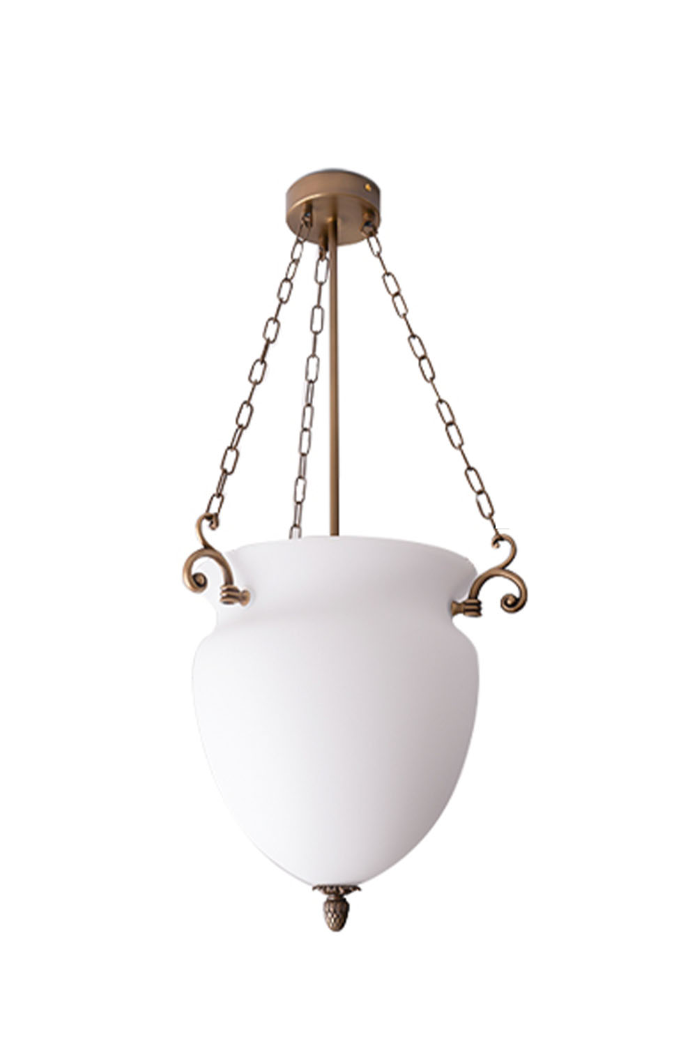 French Retro Glass Bud Chandelier