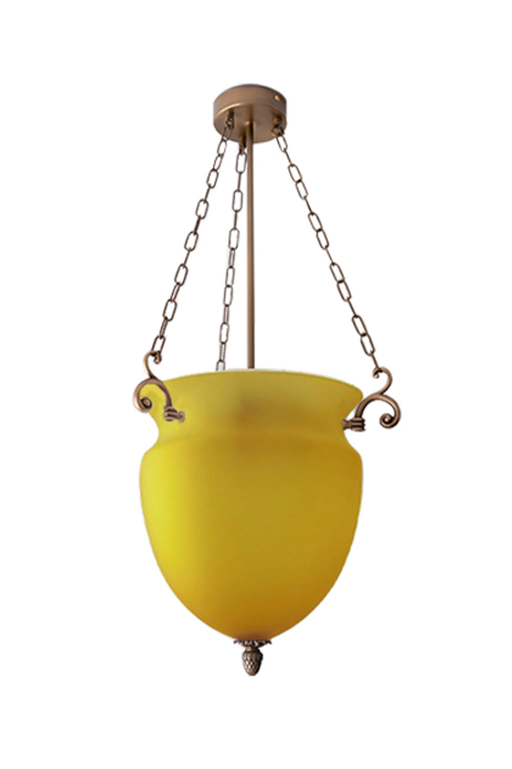 French Retro Glass Bud Chandelier