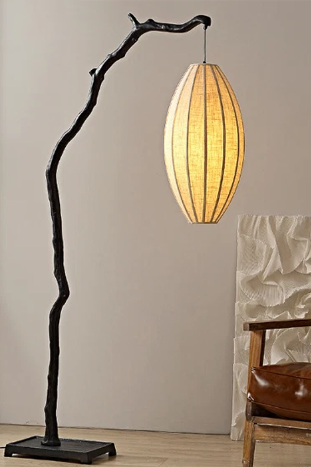 New Chinese Style Tree Branch Floor Lamp