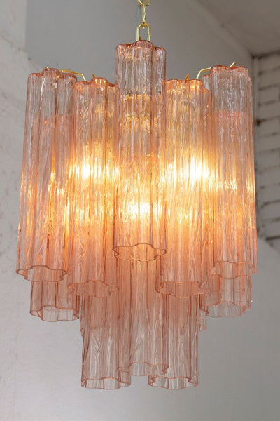 Classic Italian Murano Rose Ceiling Lamp