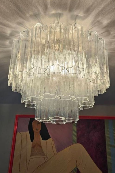 Murano Trunci Glass Statement Ceiling Light