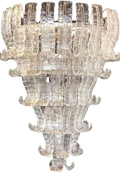 Grand Murano Felci Leaf Glass Chandelier