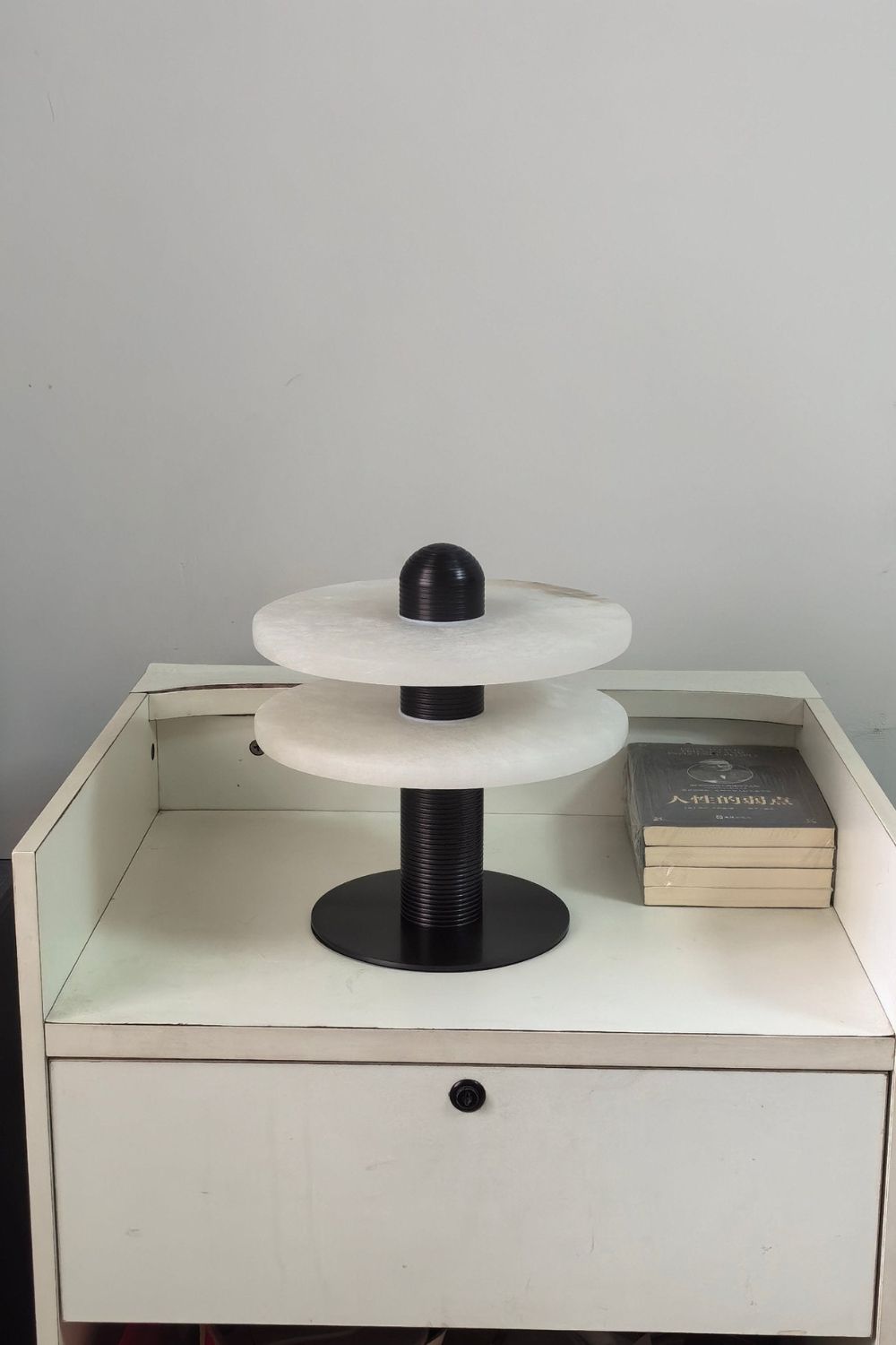 rbit Alabaster Disc Table Lamp