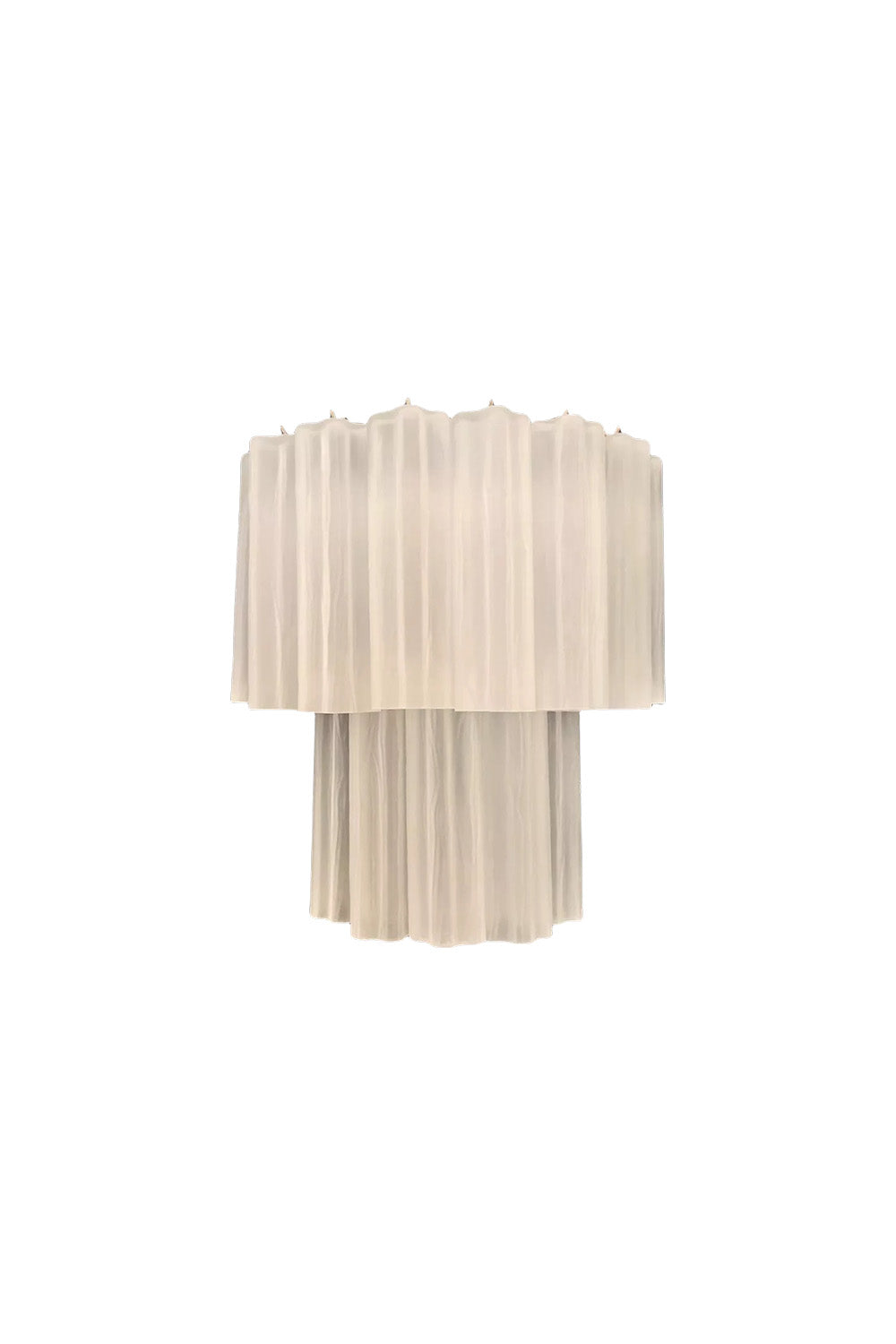 Murano frosted white glass tube Wall Lamp