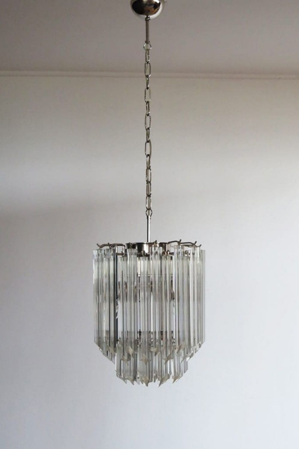 Murano Quadriedri Glass Chandelier