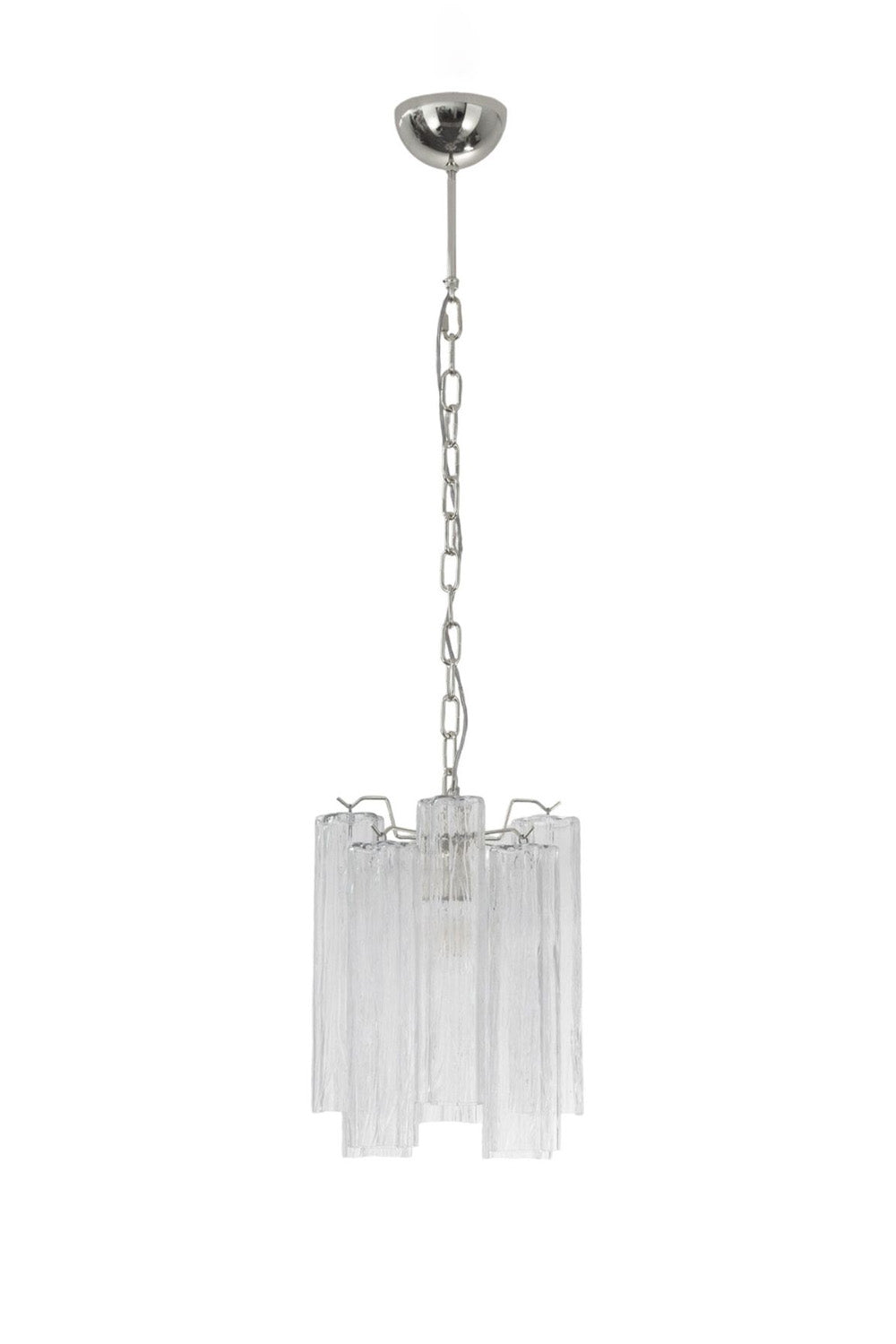 Vintage Murano Glass Tronchi Pendant Light