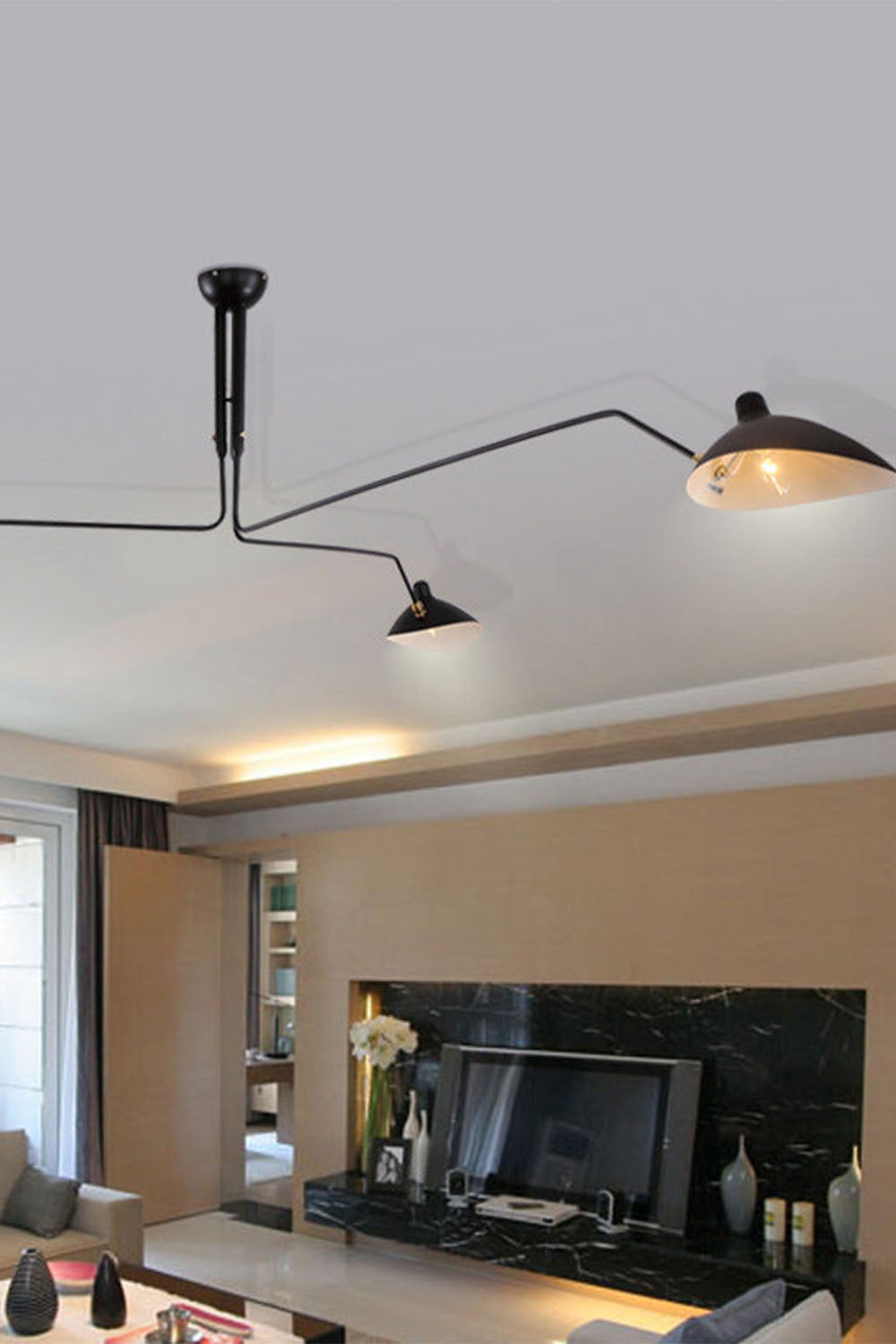 3 Arm Ceiling Light