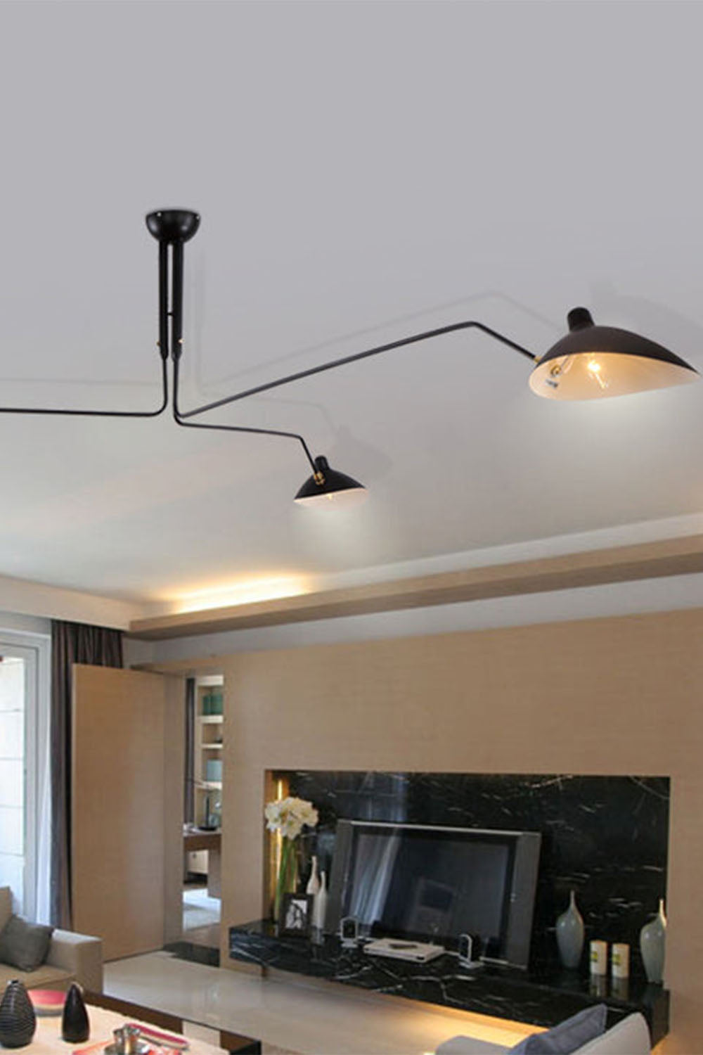3 Arm Ceiling Light
