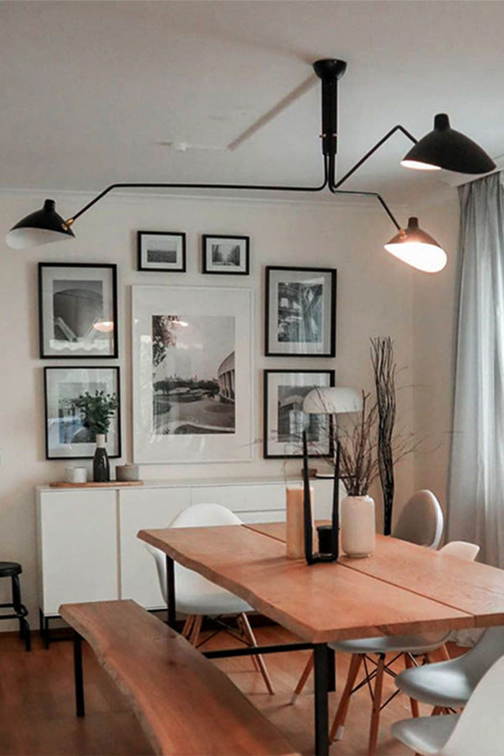 3 Arm Ceiling Light