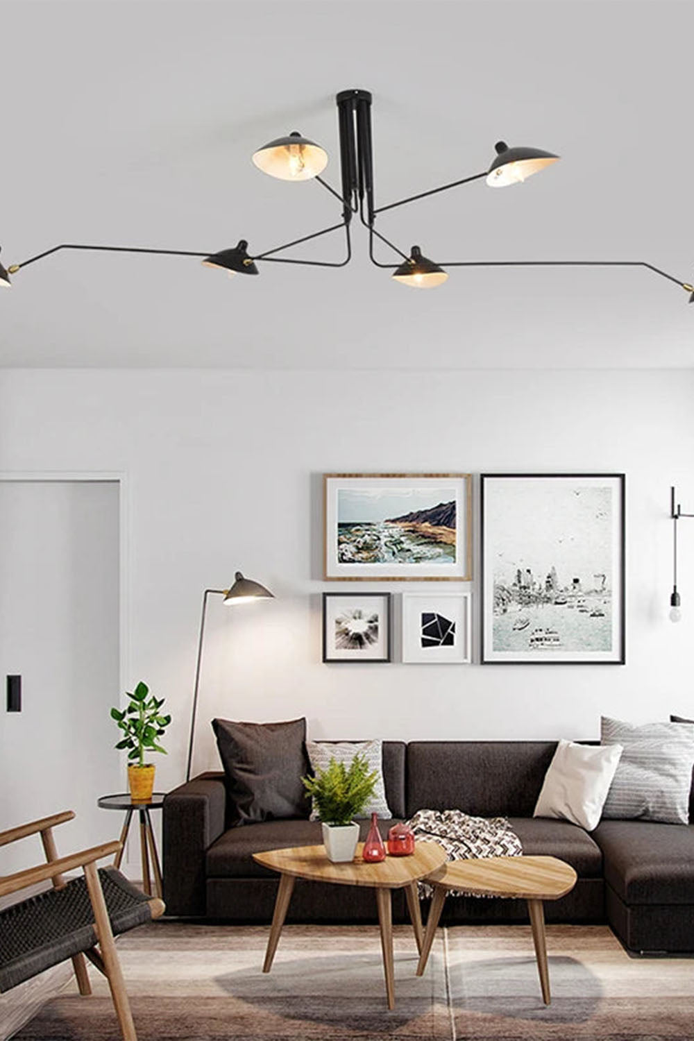 3 Arm Ceiling Light