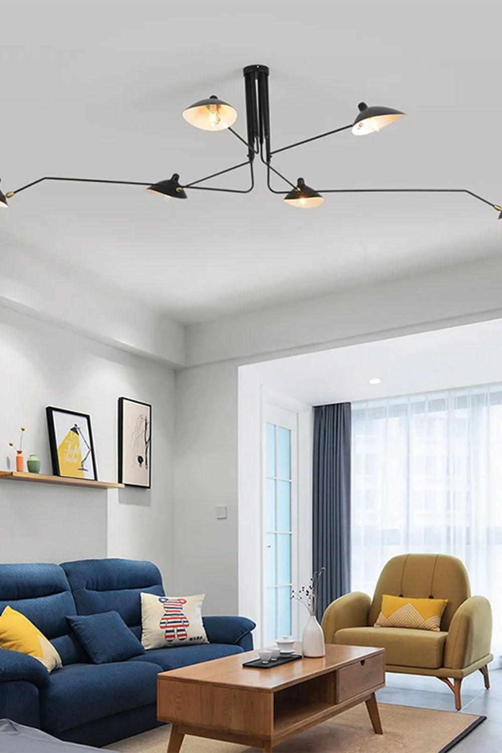 3 Arm Ceiling Light