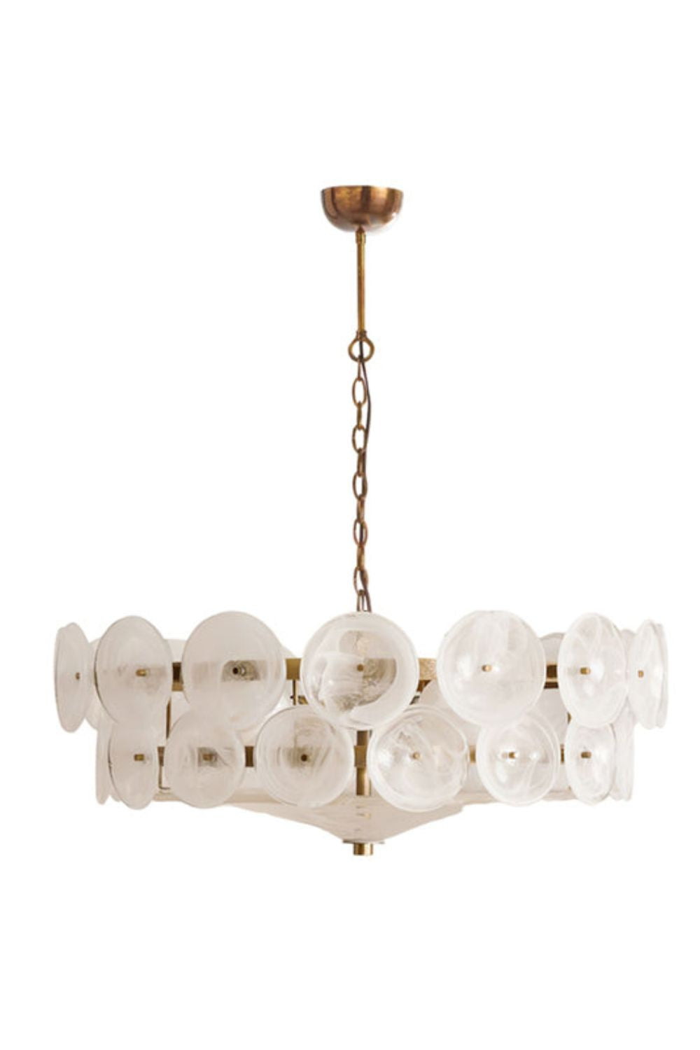 Italian Murano glass Lorenzo chandelier