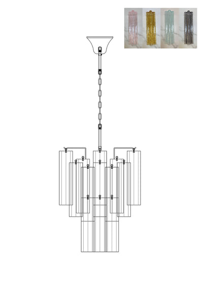 Murano Glass Tronchi Chandelier