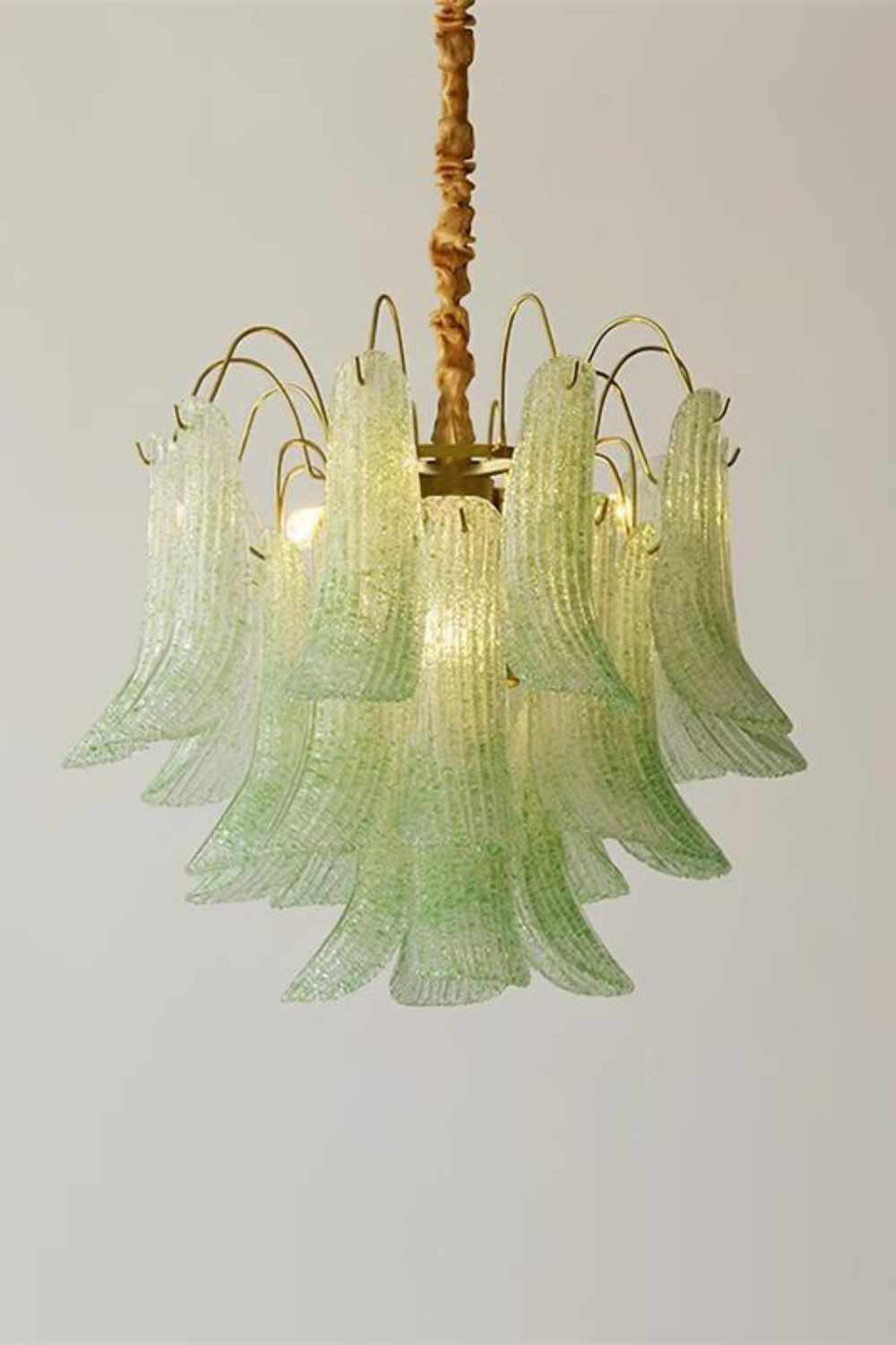 Mazzega Murano colorful glass chandelier