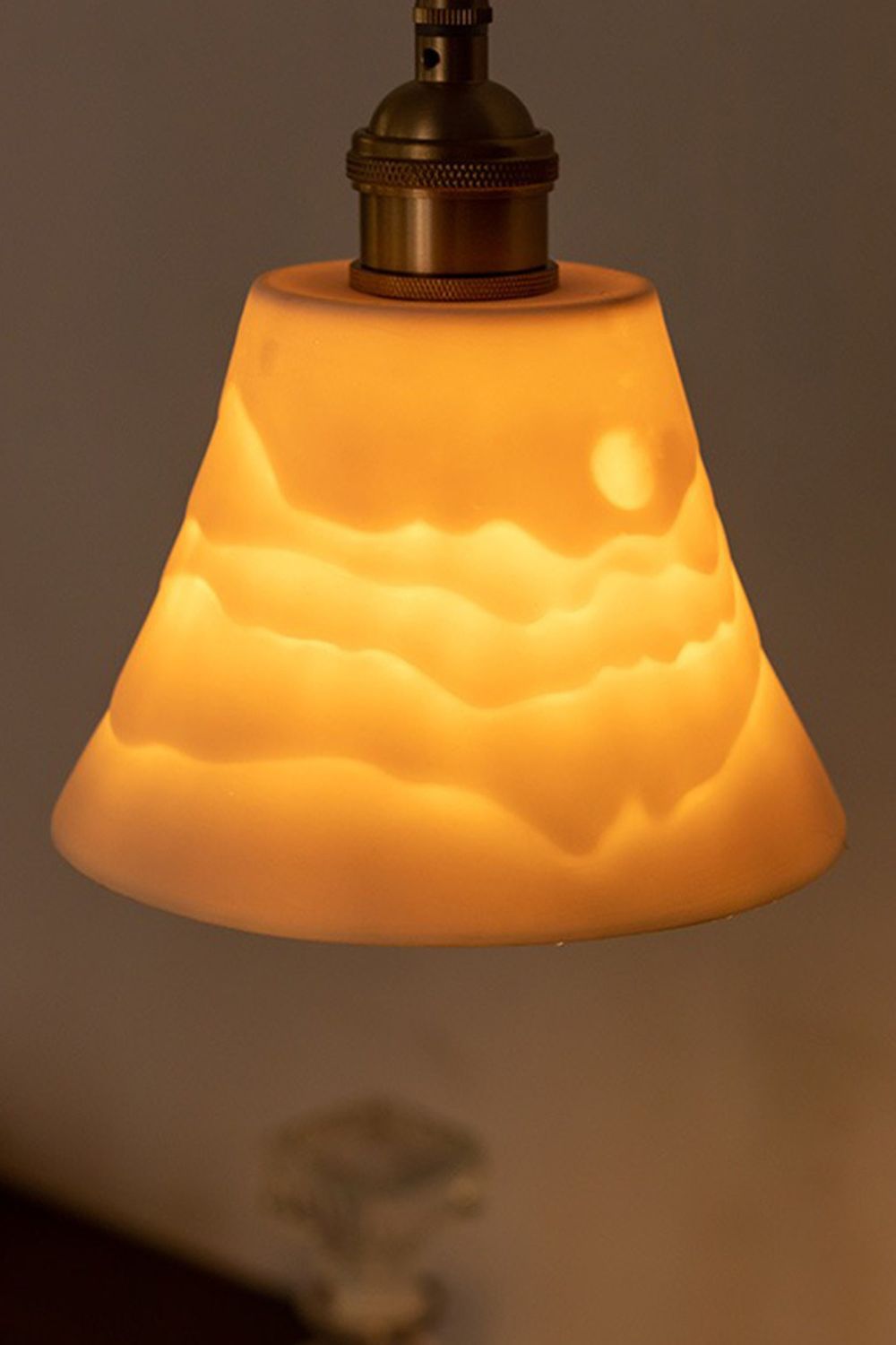 Mountains Shadow Ceramic Pendant Lamp - SamuLighting