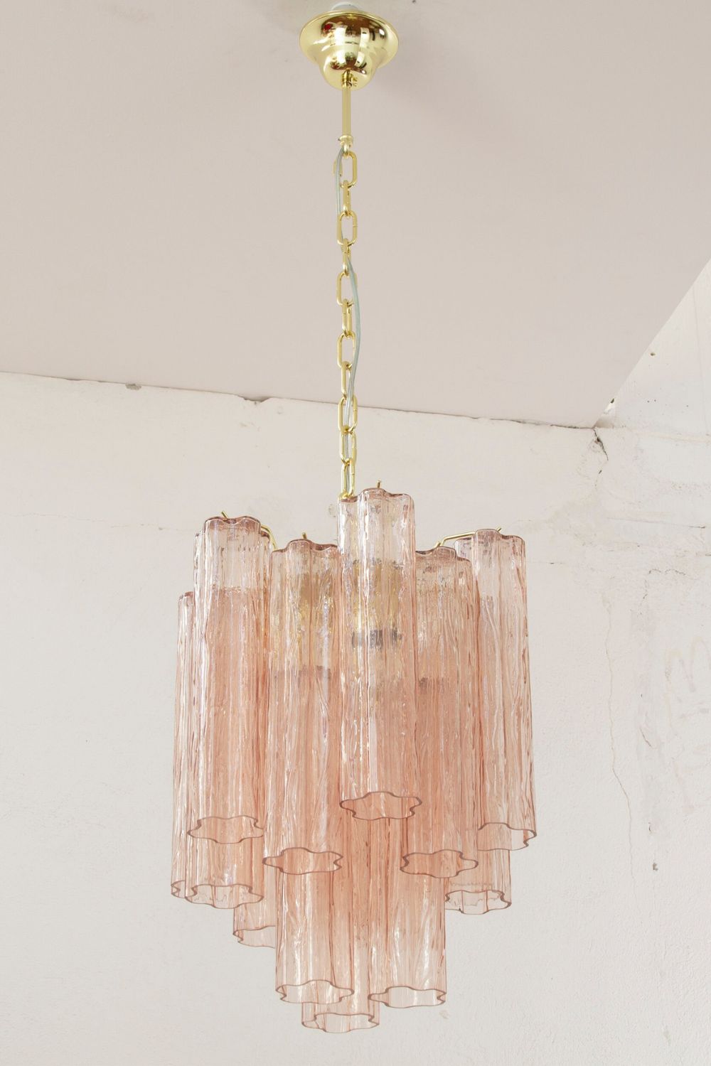 Classic Italian Murano Rose Ceiling Lamp