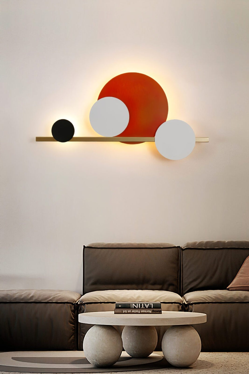 4 Circle LED Wall Light