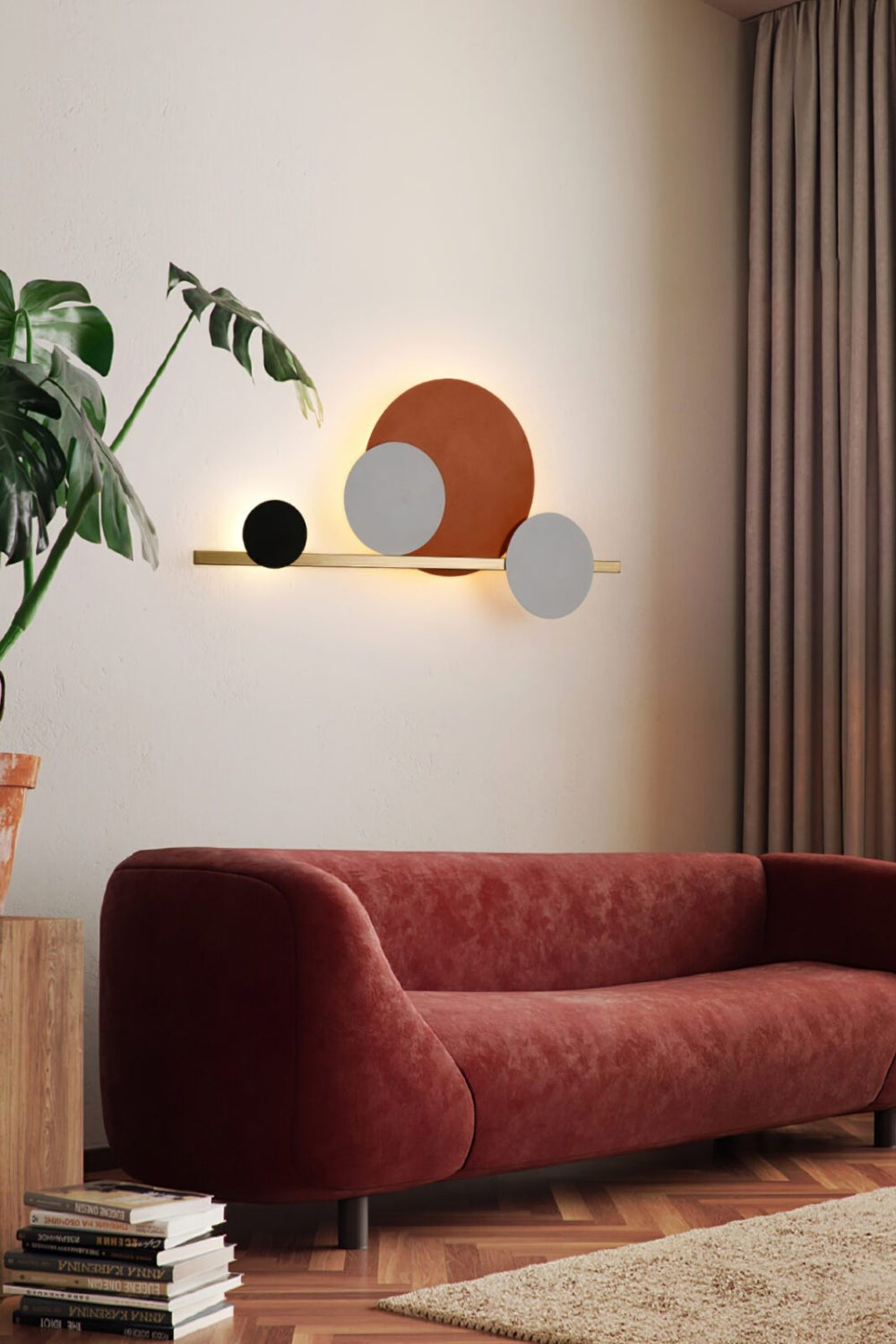 4 Circle LED Wall Light