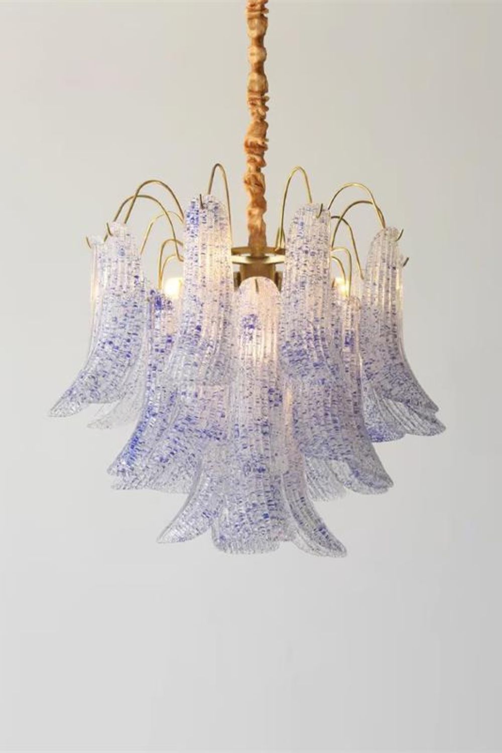 Mazzega Murano colorful glass chandelier