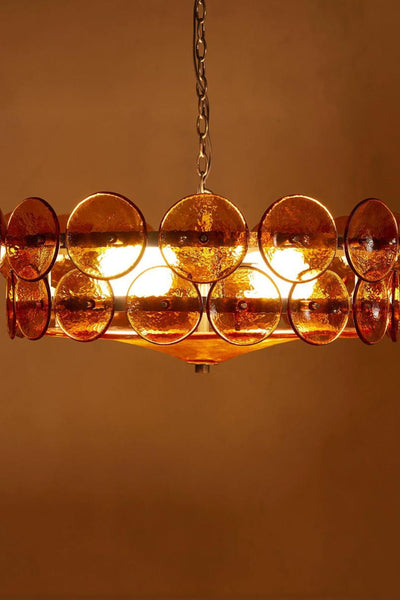 Italian Murano glass Lorenzo chandelier