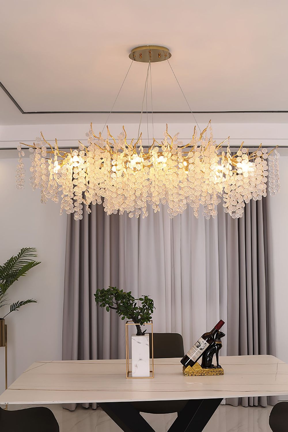 Shiro Noda Crystal Chandeliers - SamuLighting